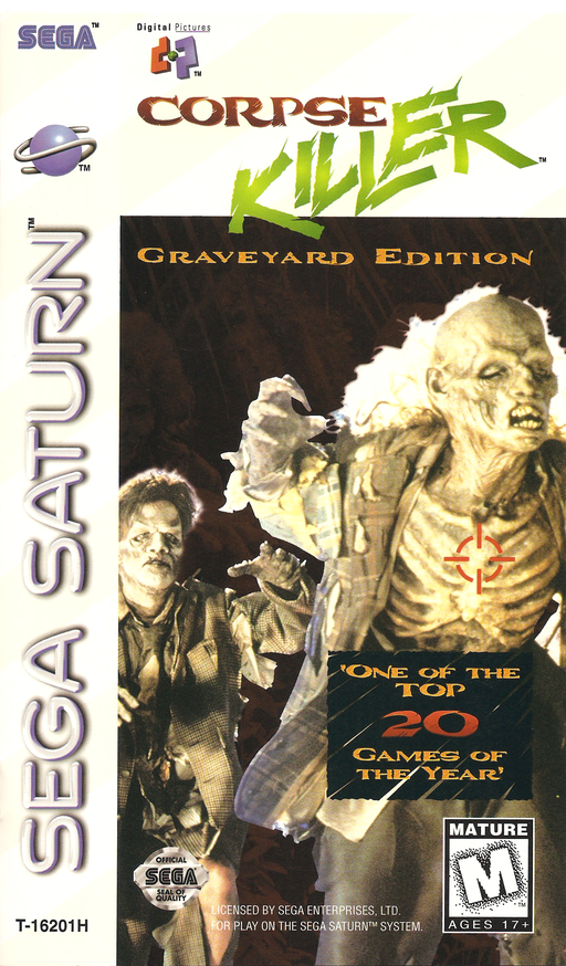 Corpse Killer Graveyard Edition box art for Sega Saturn